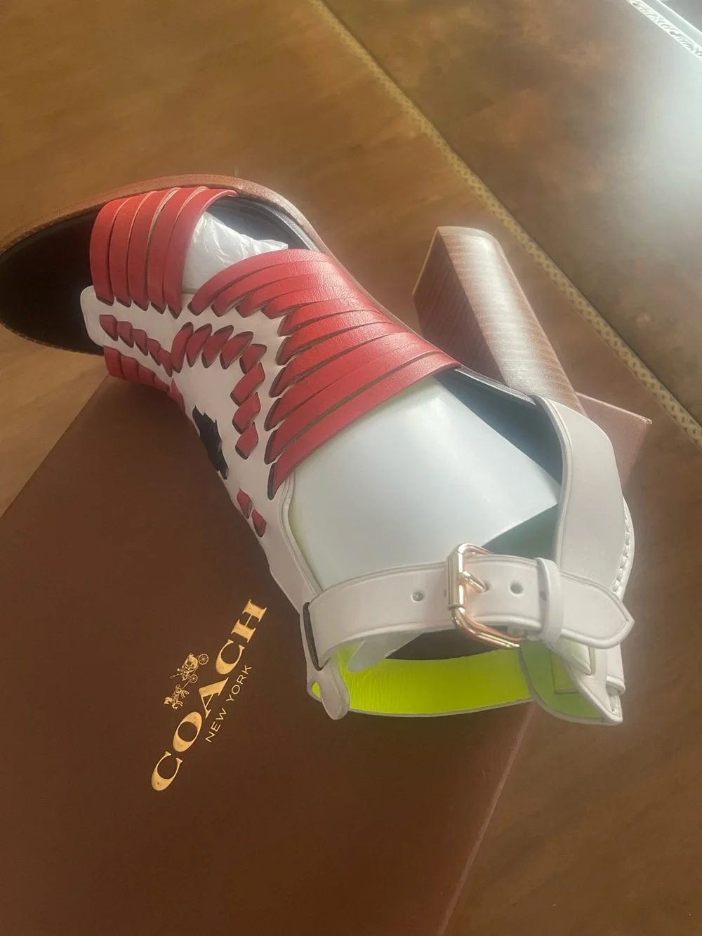 Coach lorrie leather